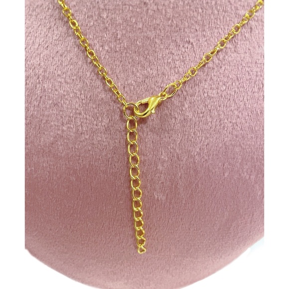 HELLO KITTY Green-Blue Bow Necklace & Earrings Set with Gift Box/Bag NWOT - Picture 5 of 10